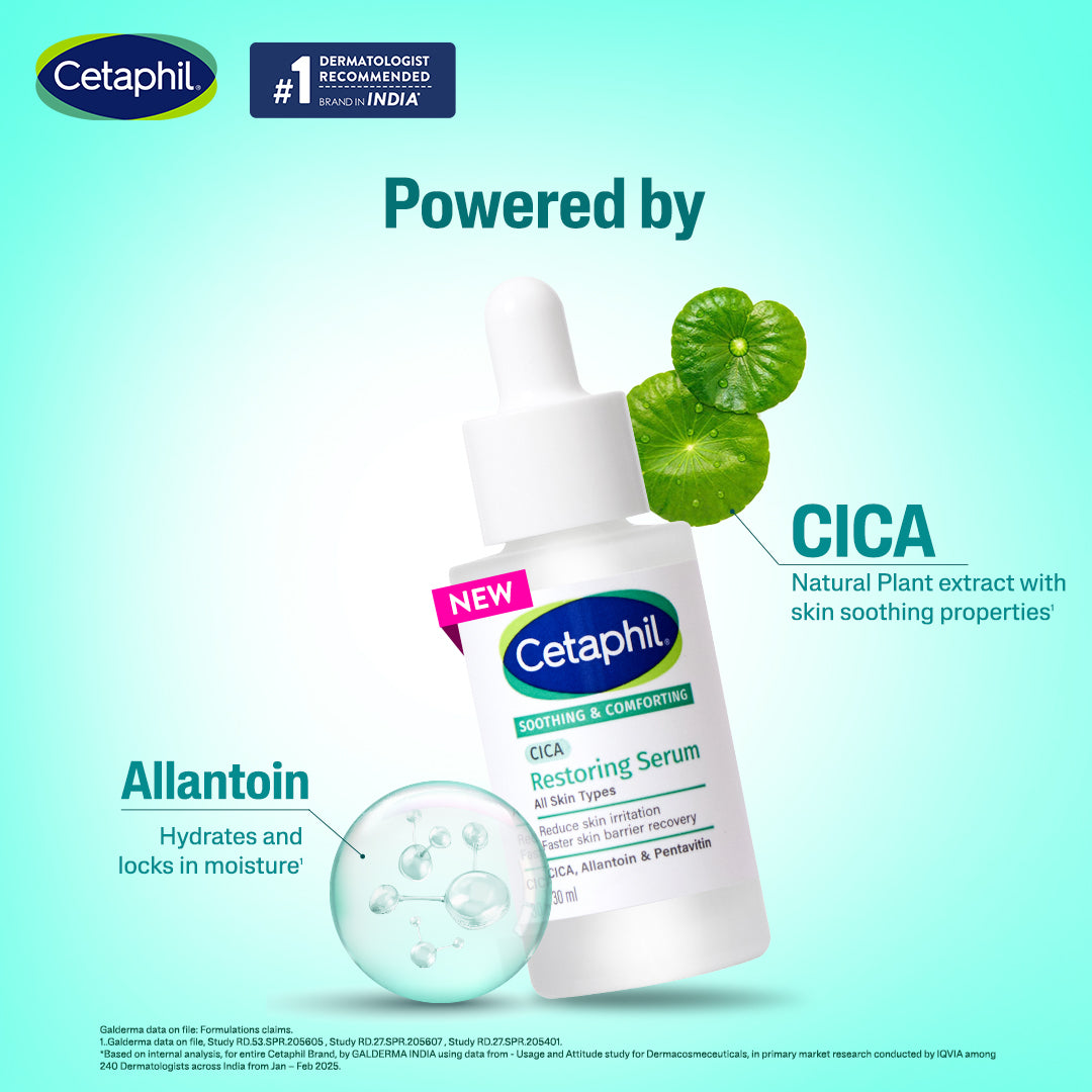 Cetaphil Soothing and Comforting CICA Restoring Serum - 30ml