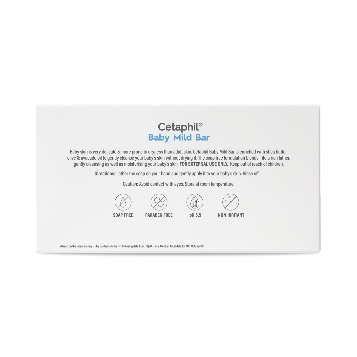 Cetaphil Baby Mild Bar - (4x100gm)