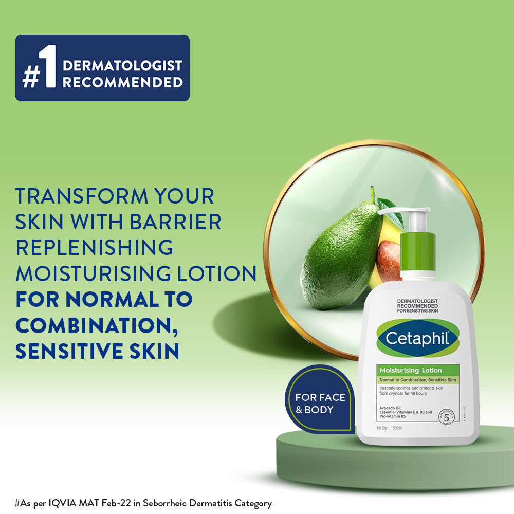 Cetaphil Moisturising Lotion 500ml For Dry to Normal skin