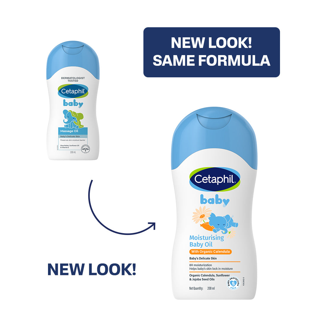 Cetaphil Baby Massage Oil | Dermatologist Tested