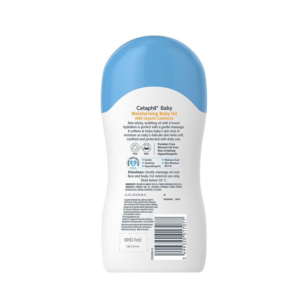 Cetaphil Baby Massage Oil | Dermatologist Tested