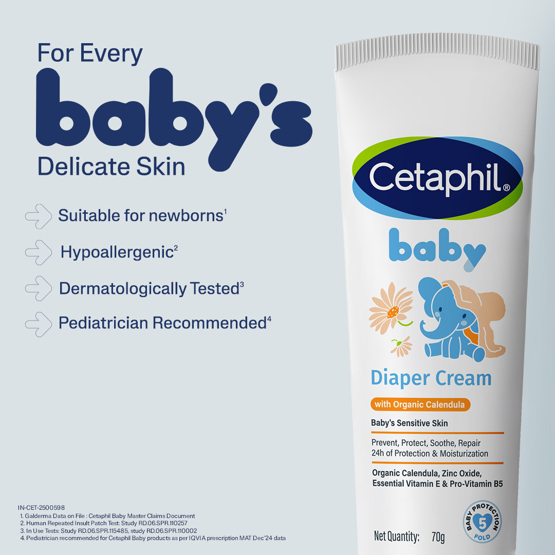 Cetaphil Baby Diaper Cream | Dermatologist Tested