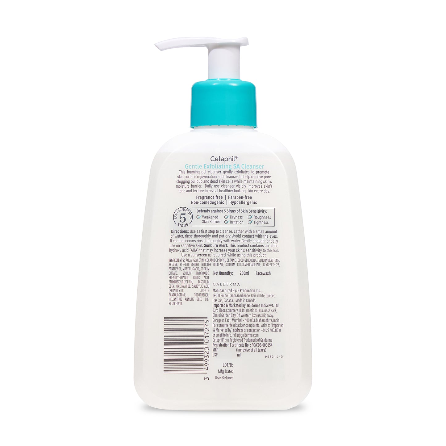 Cetaphil Gentle Exfoliating SA Cleanser