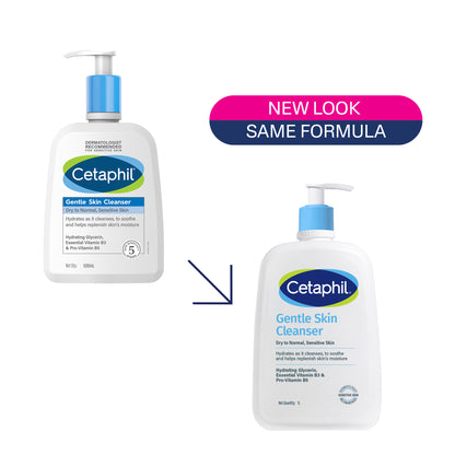 Cetaphil Gentle Skin Cleanser 1000 ML | Dermat recommended