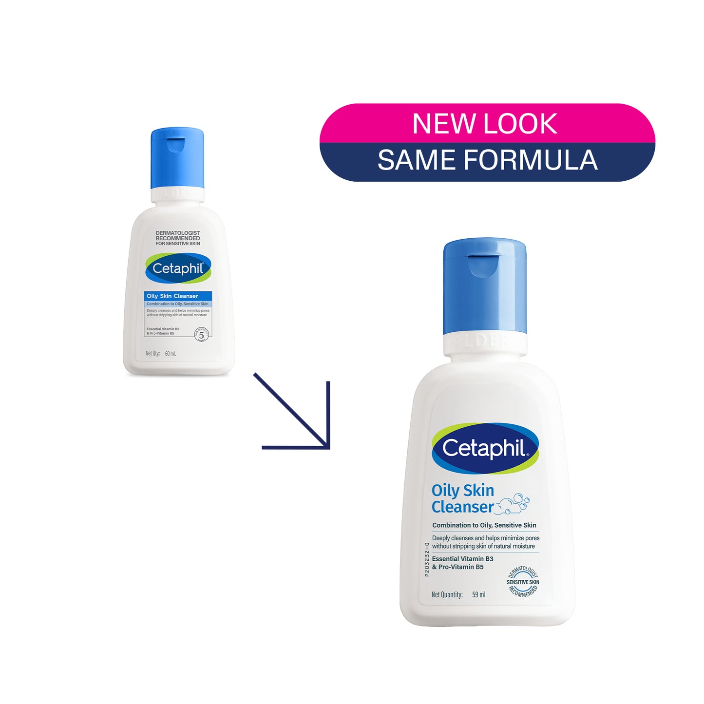 Cetaphil Oily Skin Cleanser 59 ml | Dermat Recommended