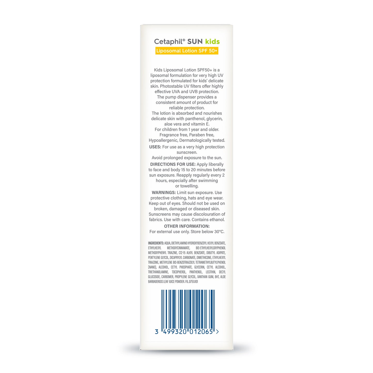 Cetaphil Sunscreen for Kids SPF 50+  | Dermat Tested
