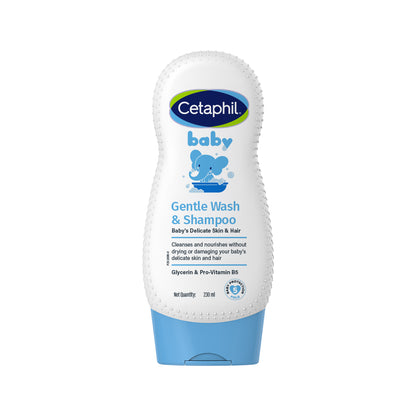 Cetaphil Baby Gentle Wash & Shampoo with Wheat Protein and Glycerin | Dermatologist Tested