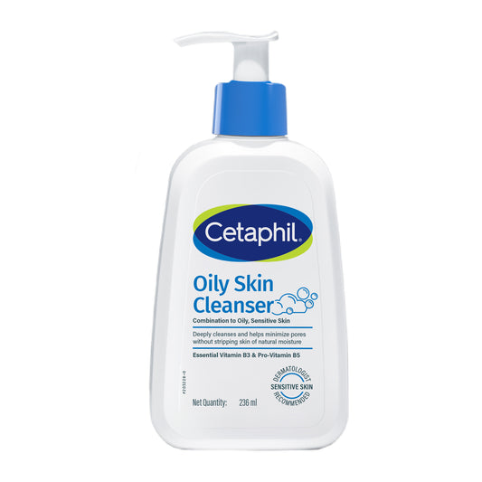 Cetaphil Oily Skin Cleanser 236 ml | Dermat Recommended