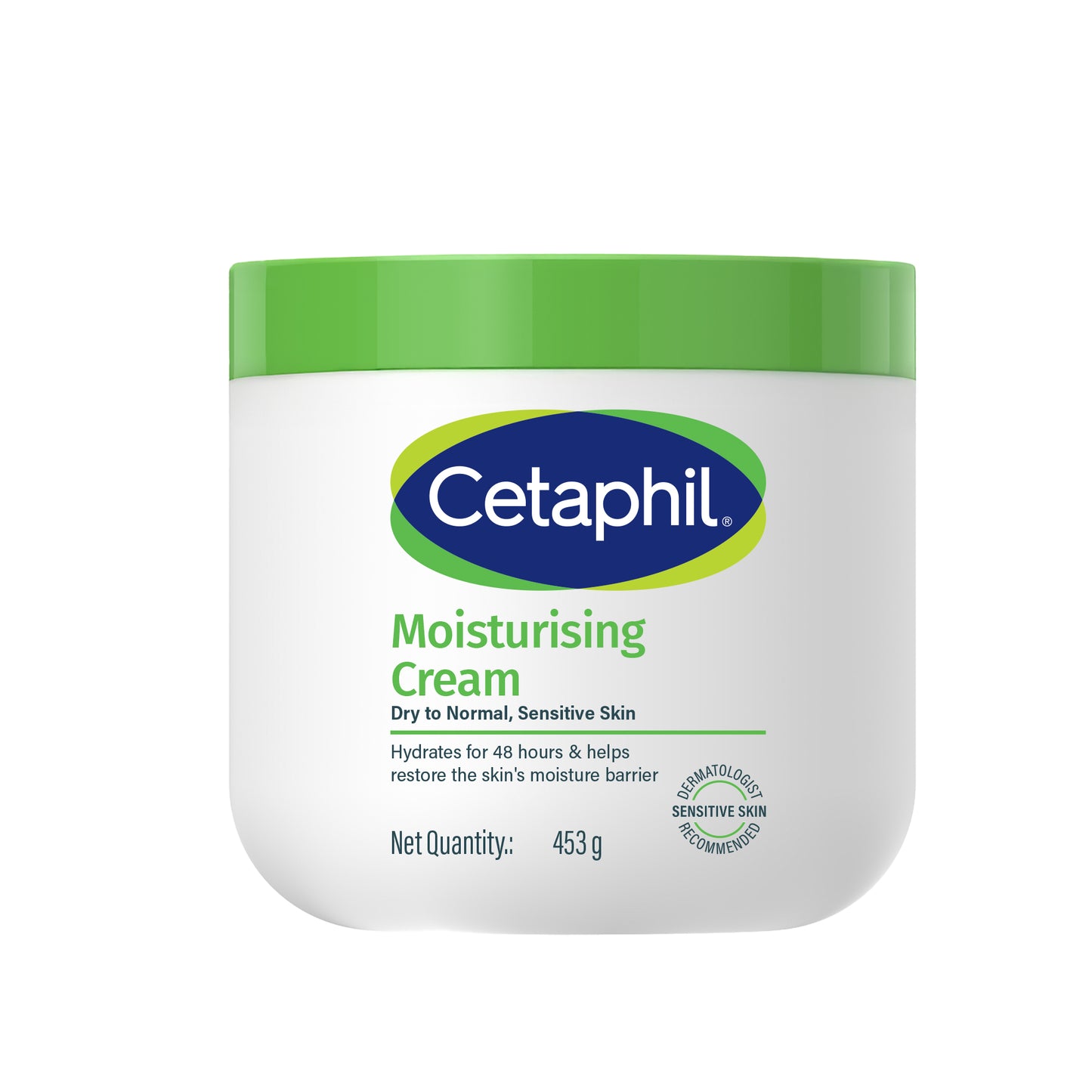 Cetaphil Moisturising Cream 453g for Dry to Normal, Sensitive skin