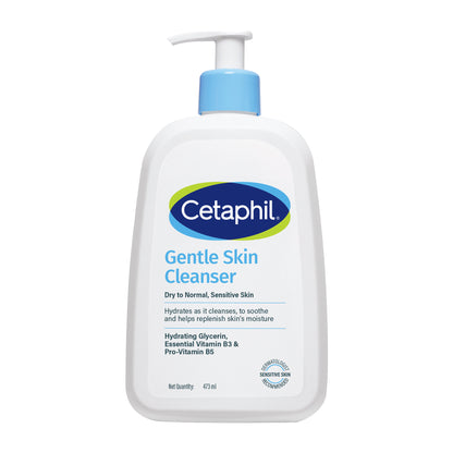 Cetaphil Gentle Skin Cleanser 473 ml | Dermat recommended