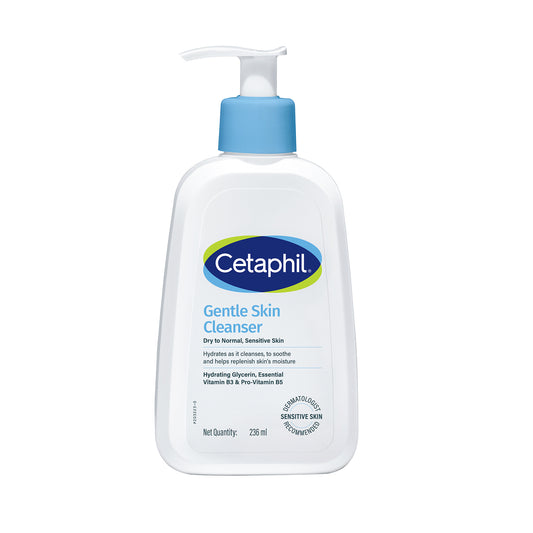 Cetaphil Gentle Skin Cleanser 236 ml | Dermat recommended