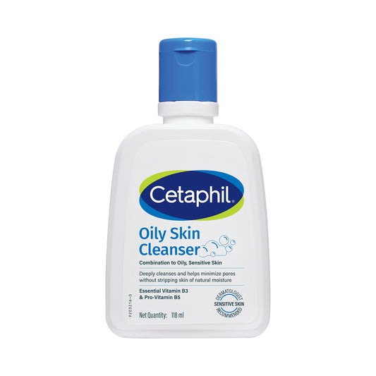 Cetaphil Oily Skin Cleanser 118 ml | Dermat Recommended