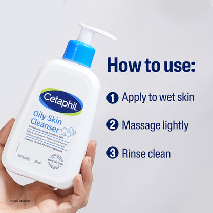 Cetaphil Oily Skin Cleanser 118 ml | Dermat Recommended