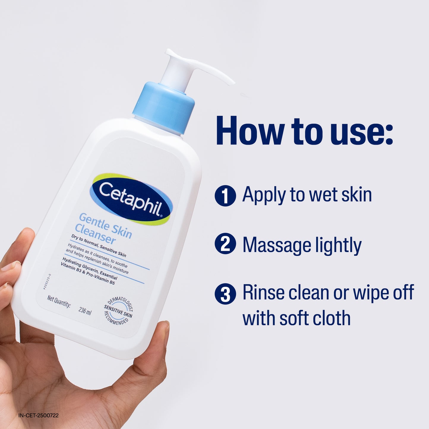 Cetaphil Gentle Skin Cleanser 236 ml | Dermat recommended