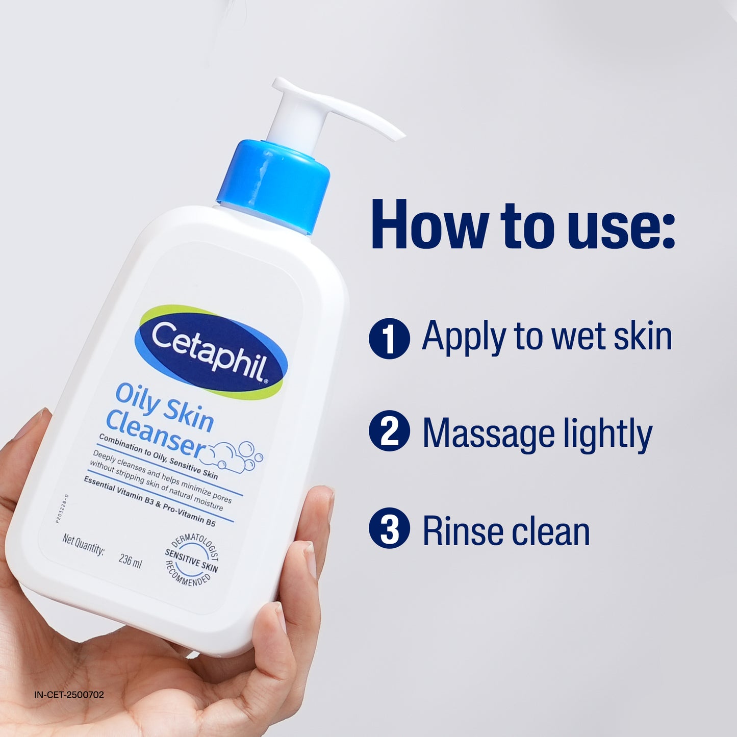 Cetaphil Oily Skin Cleanser 59 ml | Dermat Recommended
