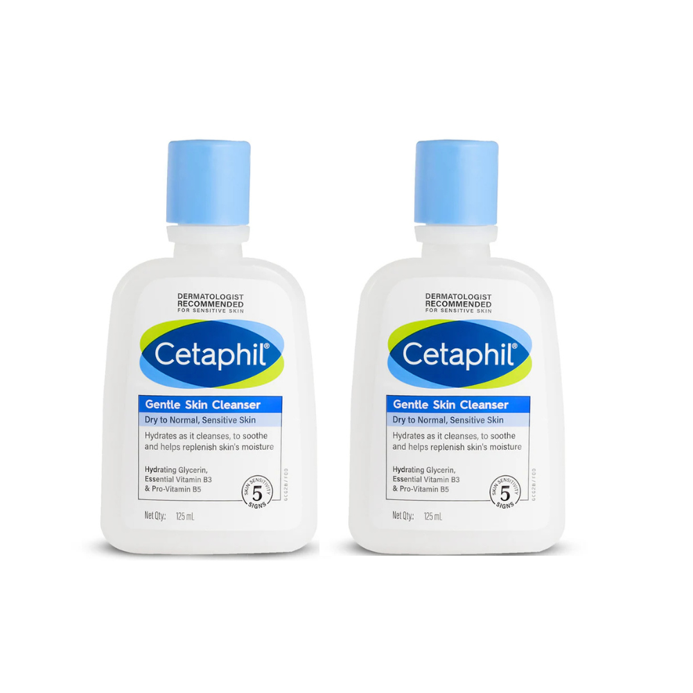 Cetaphil Gentle Skin Cleanser 125 ml- Pack of 2