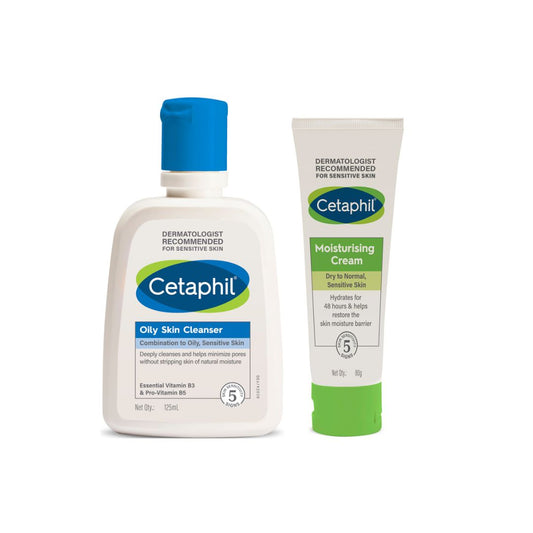 Cetaphil Oil Skin Cleansing & Moisturizing Combo