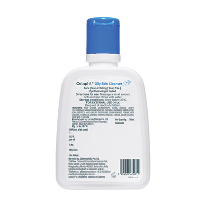 Cetaphil Oily Skin Cleanser 118 ml | Dermat Recommended