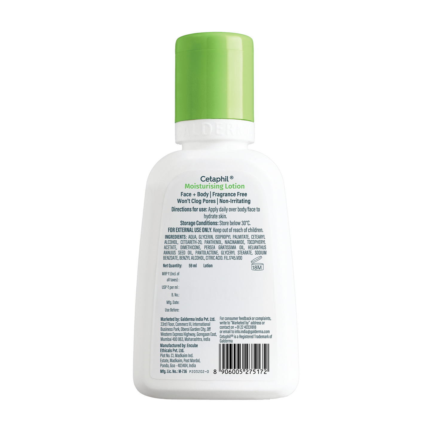 Cetaphil Moisturising Lotion 59 ml | Dermat recommended