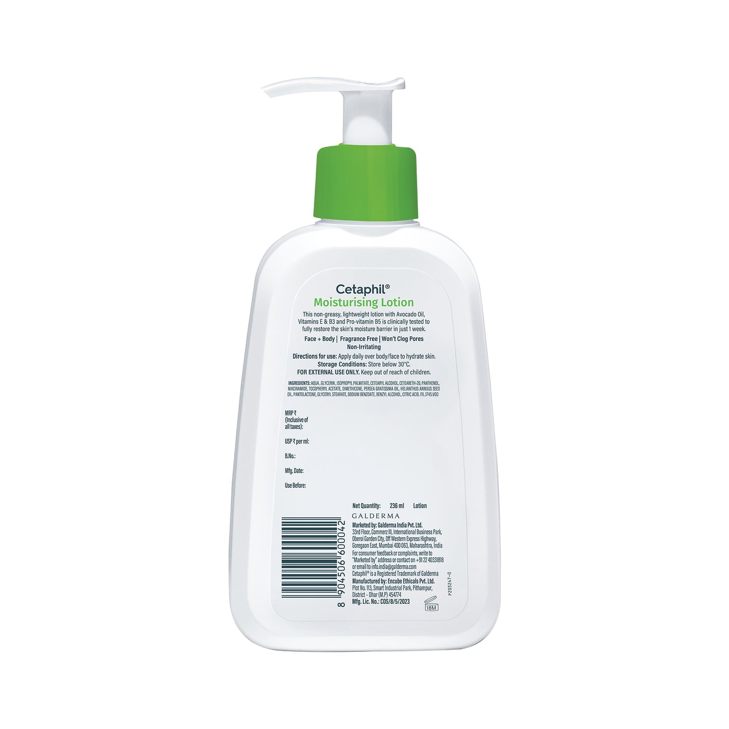 Cetaphil Moisturising Lotion 250ml For Dry to Normal skin