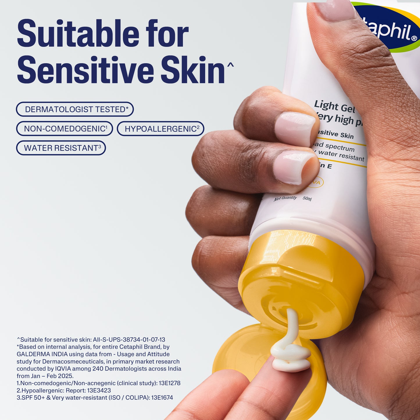 Cetaphil Sunscreen SPF 50  | Dermat recommended for Sensitive Skin