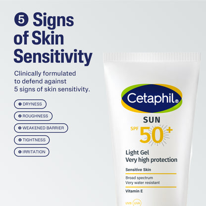 Cetaphil Sunscreen SPF 50  | Dermat recommended for Sensitive Skin