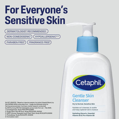 Cetaphil Gentle Skin Cleanser 236 ml | Dermat recommended
