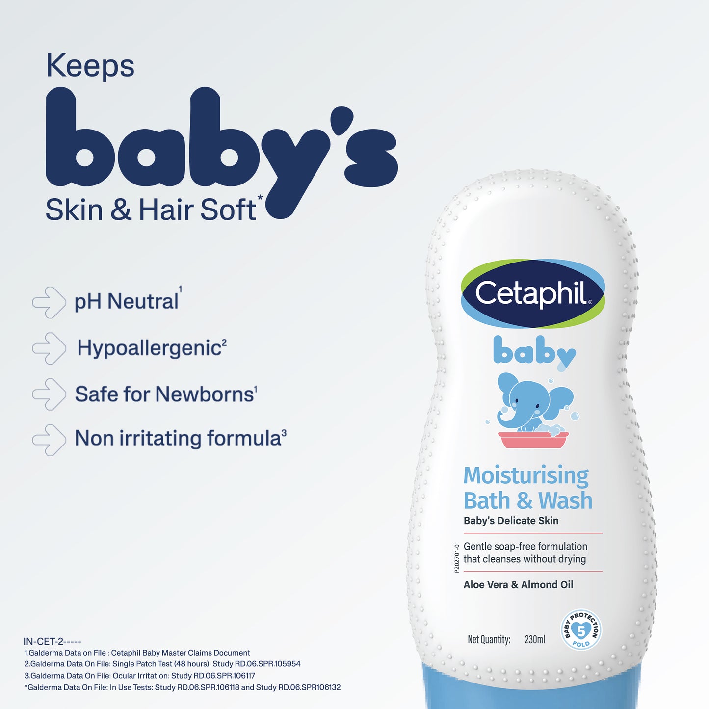 Cetaphil Baby Moisturising Bath & Wash | Dermat Tested