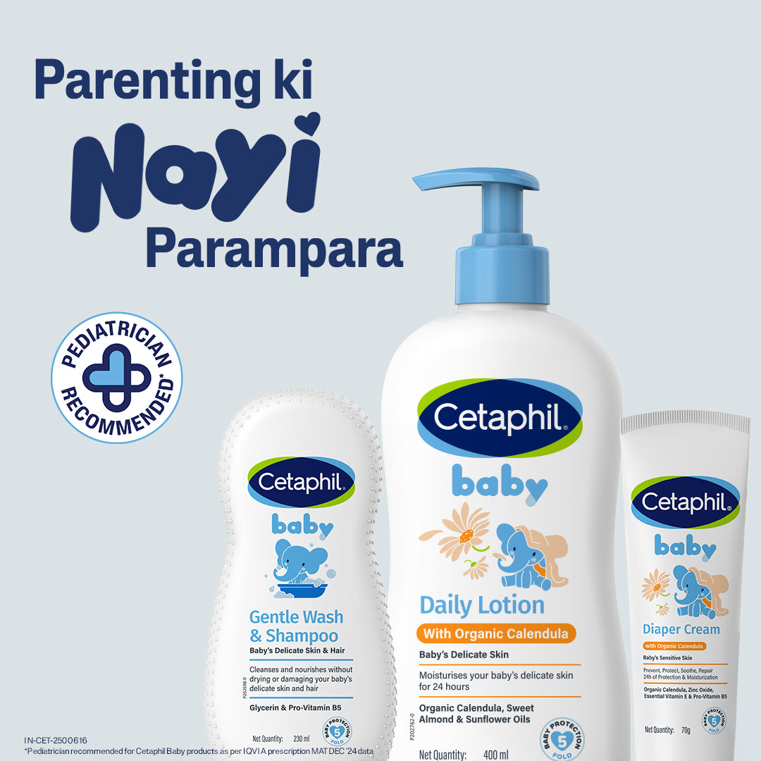 Cetaphil Baby Daily Lotion with Organic Calendula | Dermatologist Tested