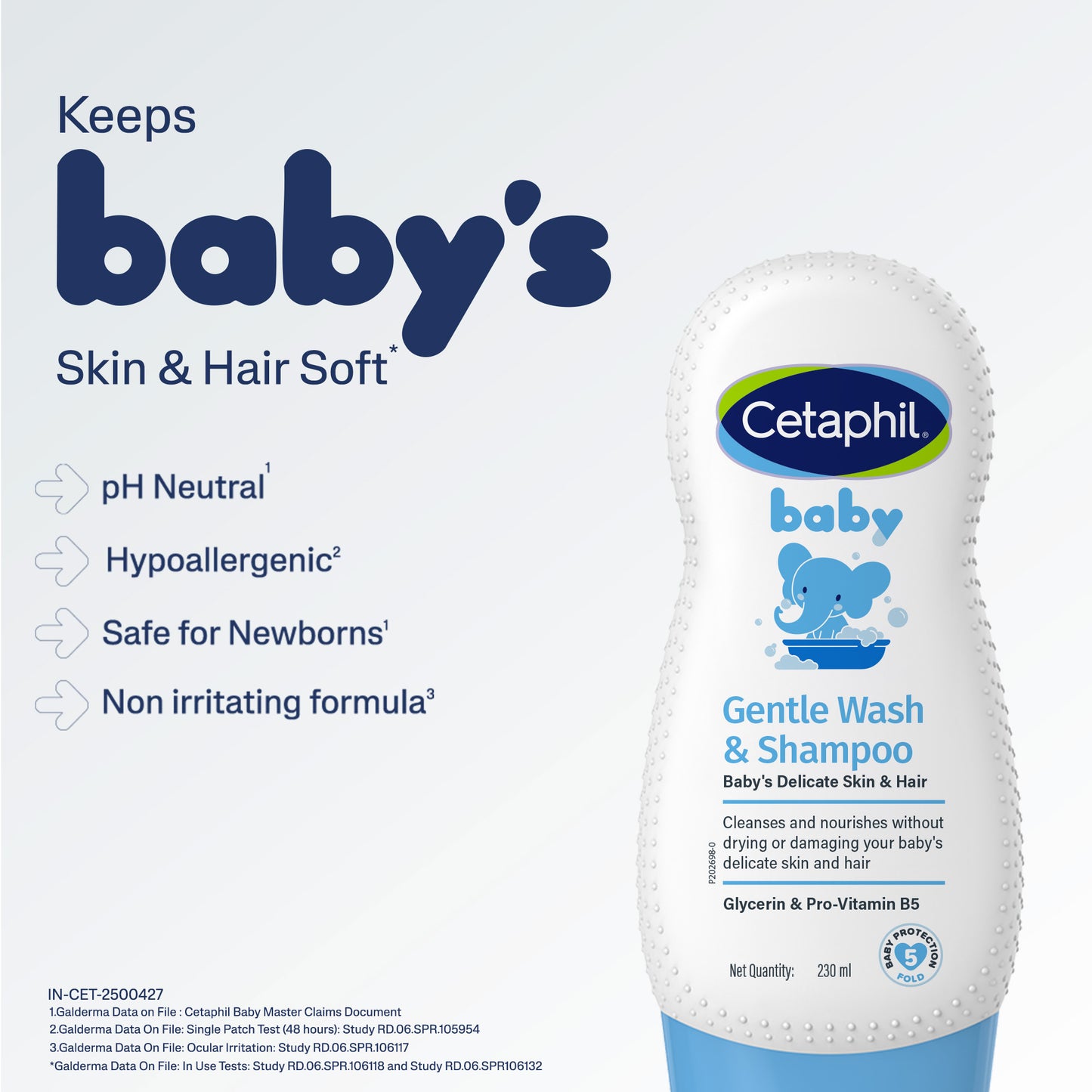 Cetaphil Baby Gentle Wash & Shampoo - 50 ml