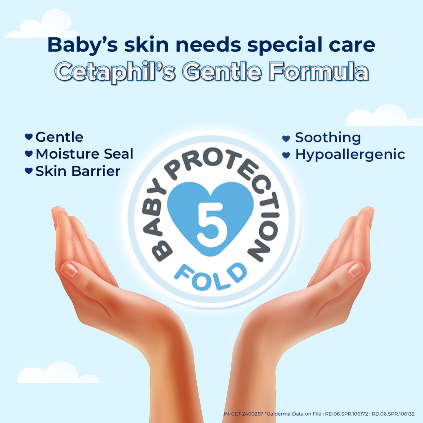 Cetaphil Baby Wash & Shampoo with Organic Calendula | Dermat Tested