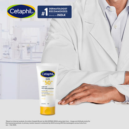 Cetaphil Sunscreen SPF 50  | Dermat recommended for Sensitive Skin