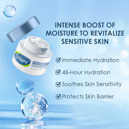 Cetaphil Optimal Hydration Replenishing Night Cream 50g