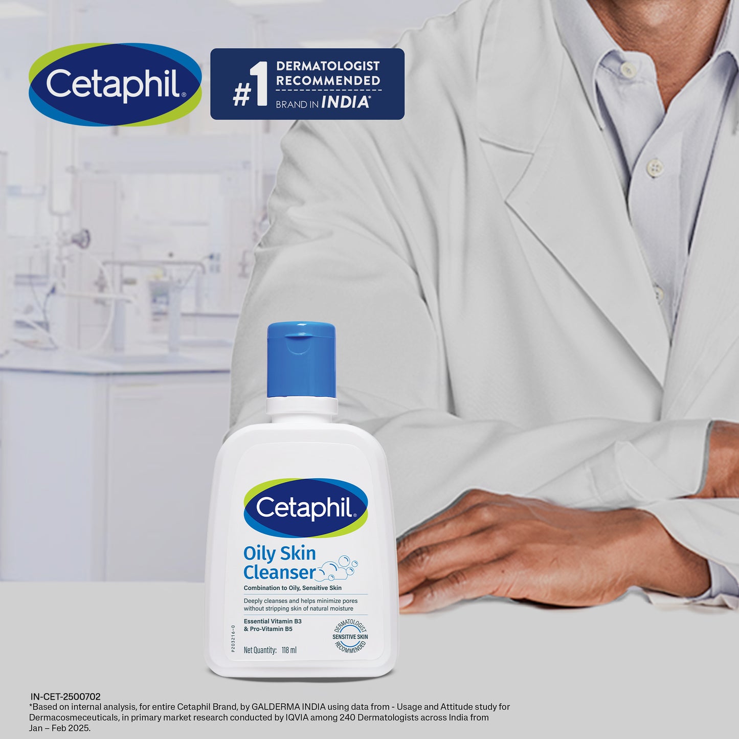 Cetaphil Oily Skin Cleanser 118 ml | Dermat Recommended