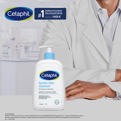 Cetaphil Gentle Skin Cleanser 473 ml | Dermat recommended