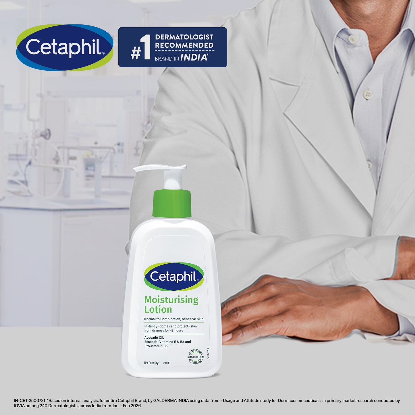 Cetaphil Moisturising Lotion 250ml For Dry to Normal skin