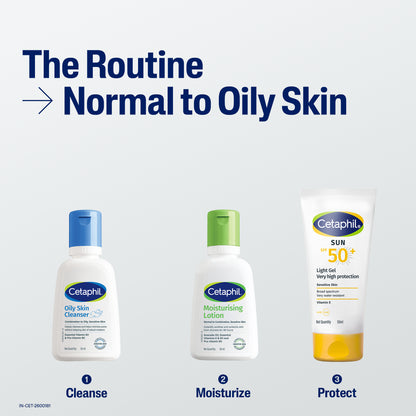 Cetaphil Travel Pack - Cleanser + Moisturiser  | Combination to Oily Skin Type