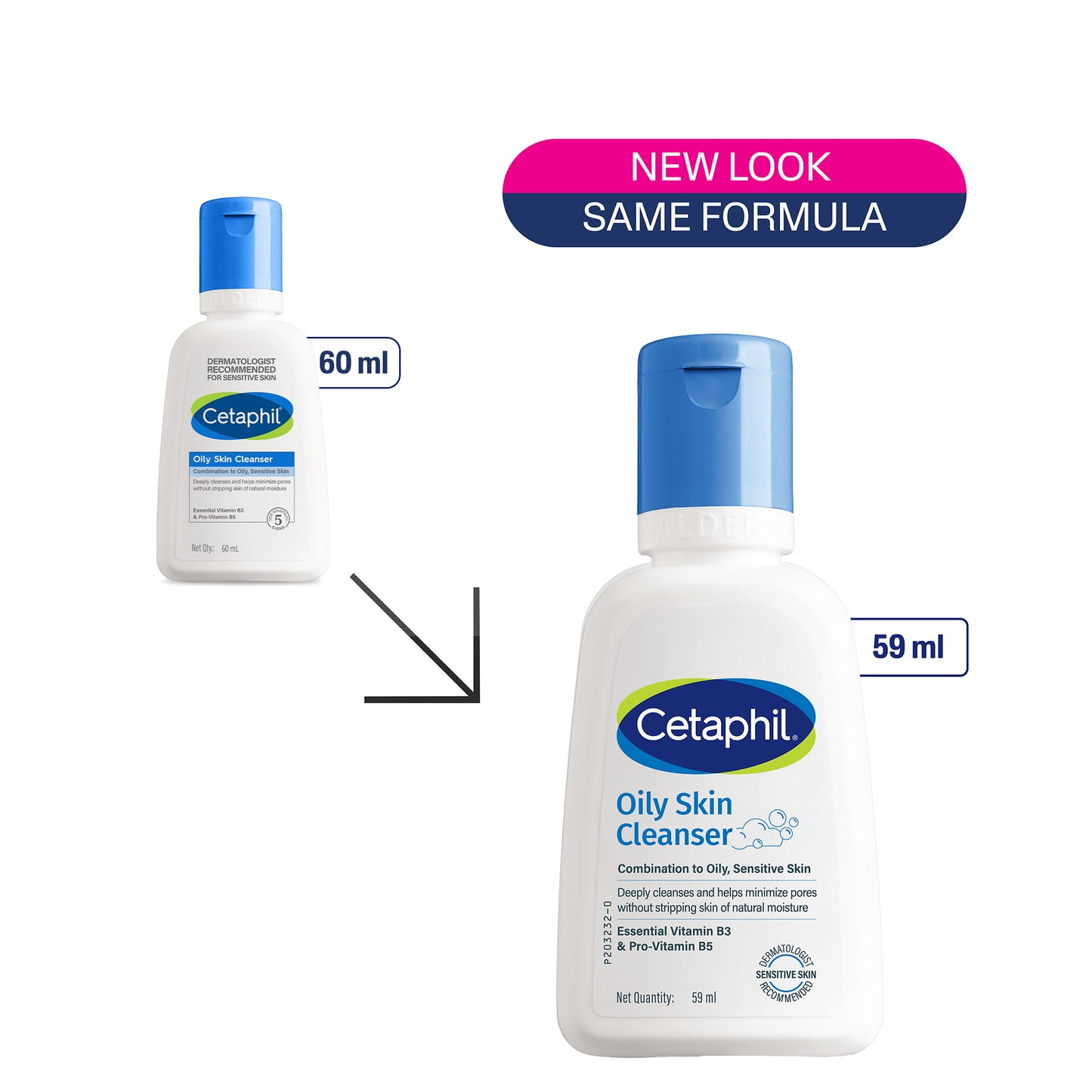 Cetaphil Travel Pack - Cleanser + Moisturiser  | Combination to Oily Skin Type