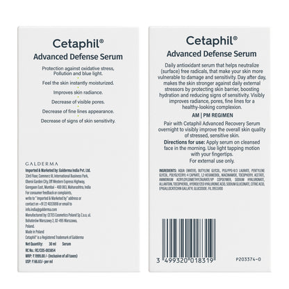 Cetaphil Advanced Defense Serum 30ml