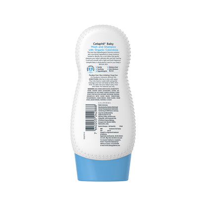 Cetaphil Baby Wash & Shampoo with Organic Calendula | Dermat Tested