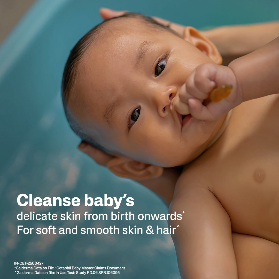 Cetaphil Baby Wash & Shampoo with Organic Calendula | Dermat Tested