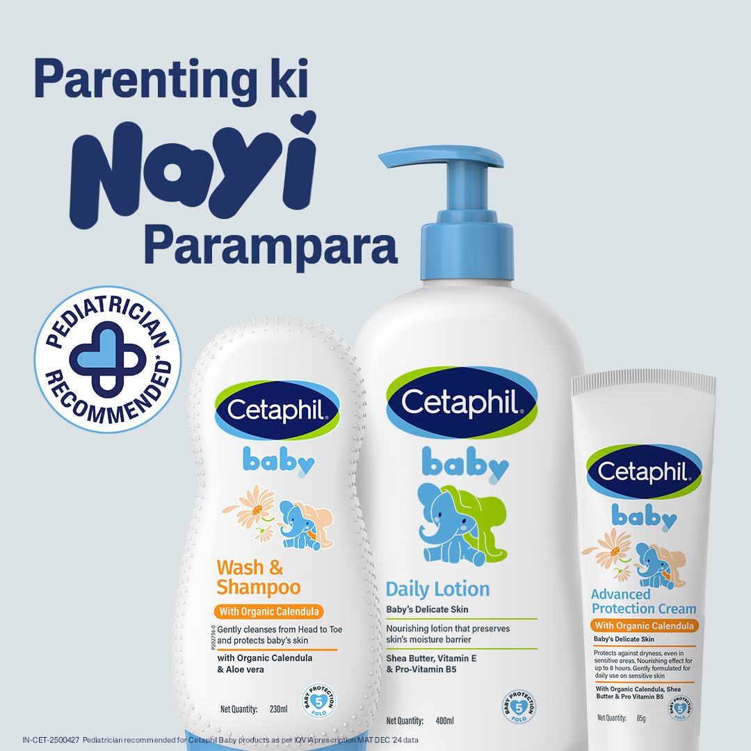 Cetaphil Baby Wash & Shampoo with Organic Calendula | Dermat Tested