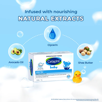 Cetaphil Baby Mild Bar with Shea Butter