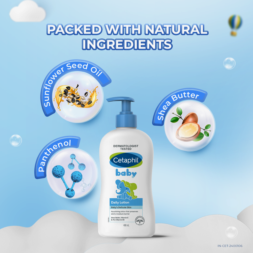 Cetaphil Baby Daily Lotion | Dermatologist Tested
