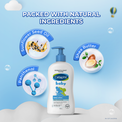 Cetaphil Baby Daily Lotion | Dermatologist Tested