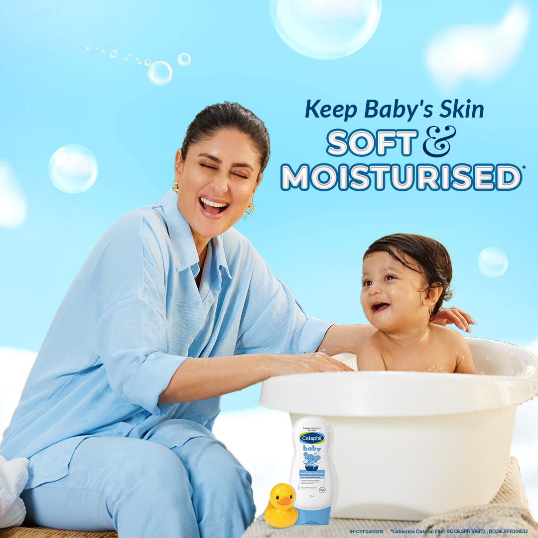 Cetaphil Baby Gentle Wash & Shampoo with Wheat Protein and Glycerin | Dermatologist Tested