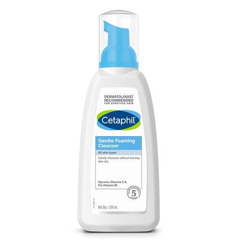 Cetaphil Gentle Foaming Cleanser for Dry to Normal Sensitive skin