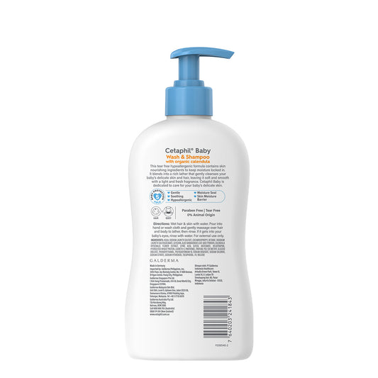 Cetaphil Baby Wash & Shampoo with Organic Calendula