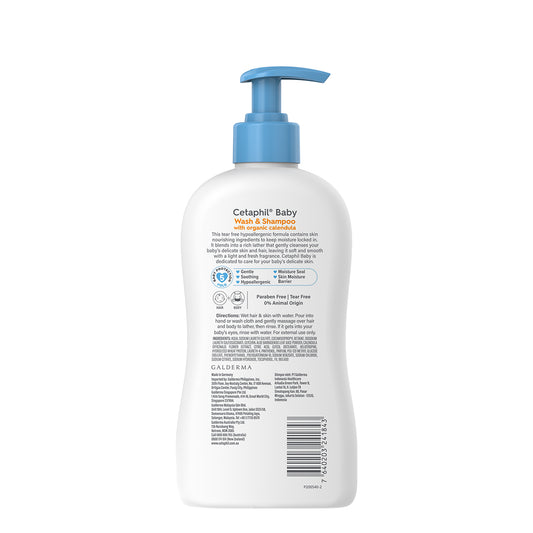 Cetaphil Baby Wash & Shampoo with Organic Calendula