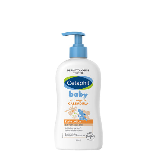 Cetaphil Baby Daily Lotion with Organic Calendula | Dermatologist Tested